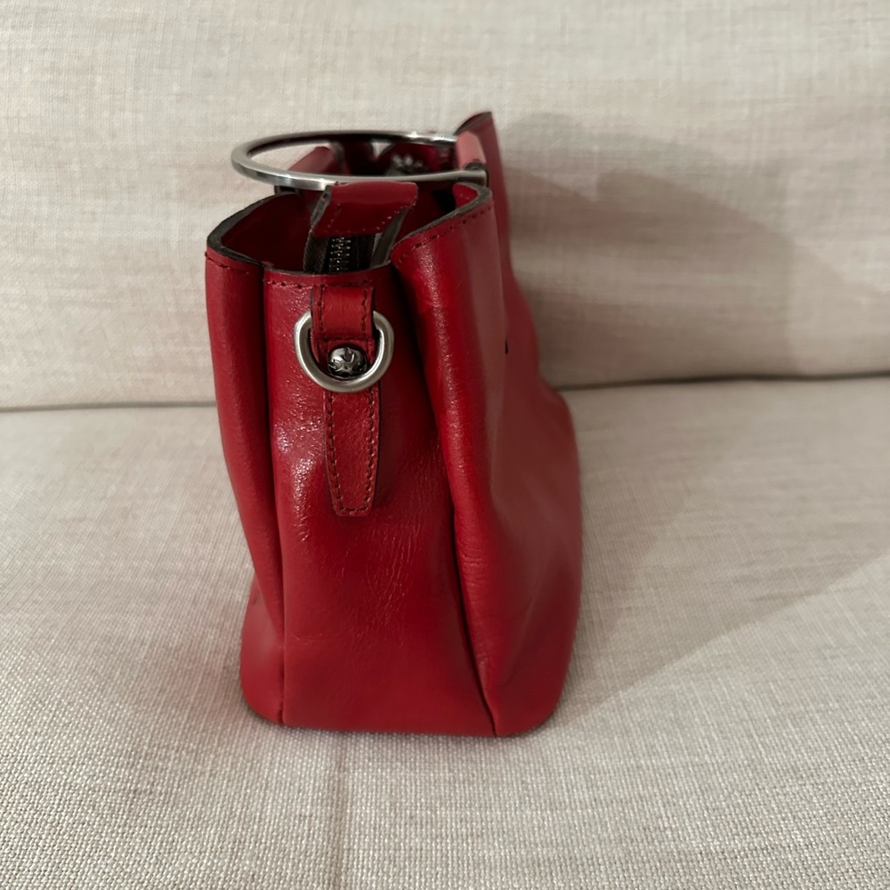 Patricia Nash Empoli leather satchel (scarlet) - Picture 6 of 12